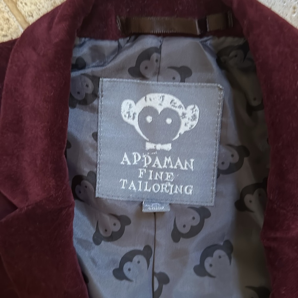 Appaman Purple Velvet Sport Coat and pants - Picture 2 of 5